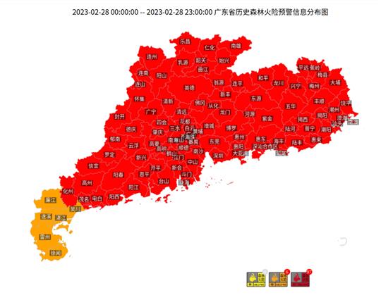 干燥少雨的二月