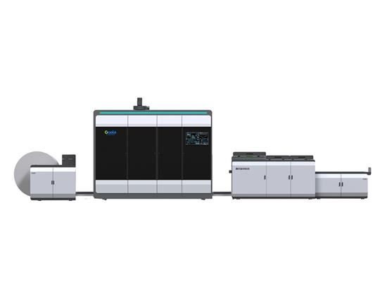 青岛高乐数字技术有限公司：GL440CC彩色数字喷墨轮转印刷机