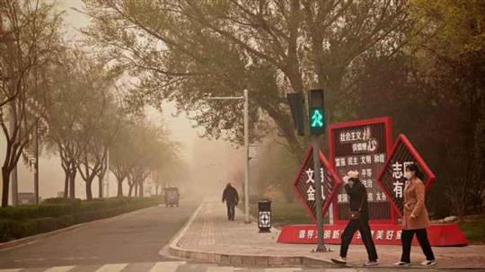 4月出现1961年以来范围最广沙尘暴